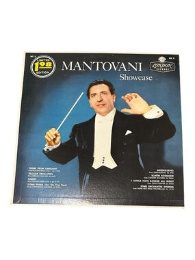 Vintage Mantovani Vinyl LP Mantovani Showcase Odeon Easy Listening Black Canada